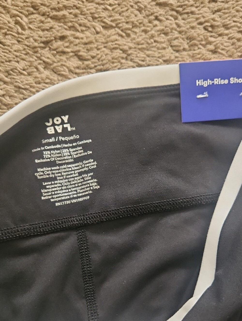 JoyLab High-Rise Womens Bike Shorts Lot Of 3 in Pink and Black NEW NWT Small - Picture 3 of 14